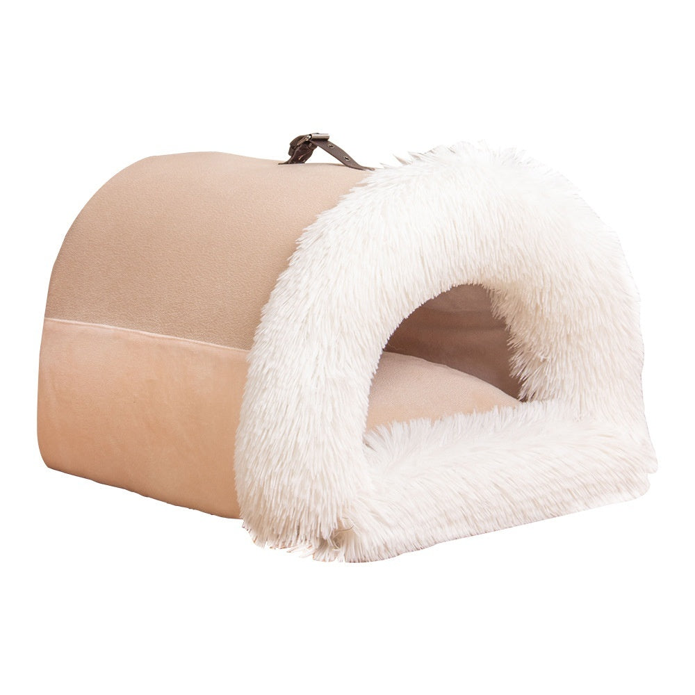 Cama cueva de pelo largo para perro pequeño y gato (foto del fabricante 5)